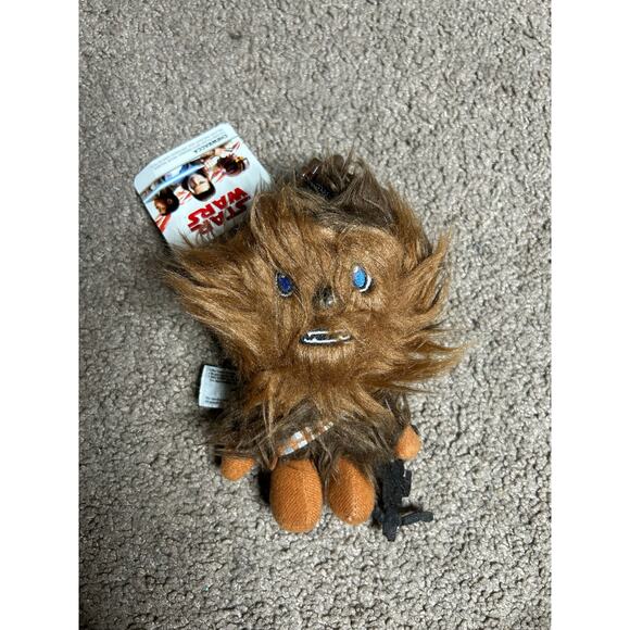 New With Tag Chewbacca Star Wars Plush Keychain Disney Toy Chewie - Picture 1 of 3